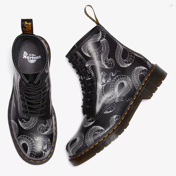 Dr Marten 1461 Serpent Boots - Mns 10 / Wmns 11 - Picture 1 of 7